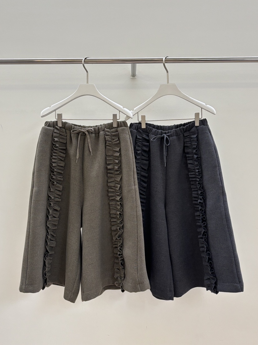 PEBBLE韓國代購㊣女裝新款人氣真品職業休閑推薦25秋冬短褲PEBBLE/LAYER短褲