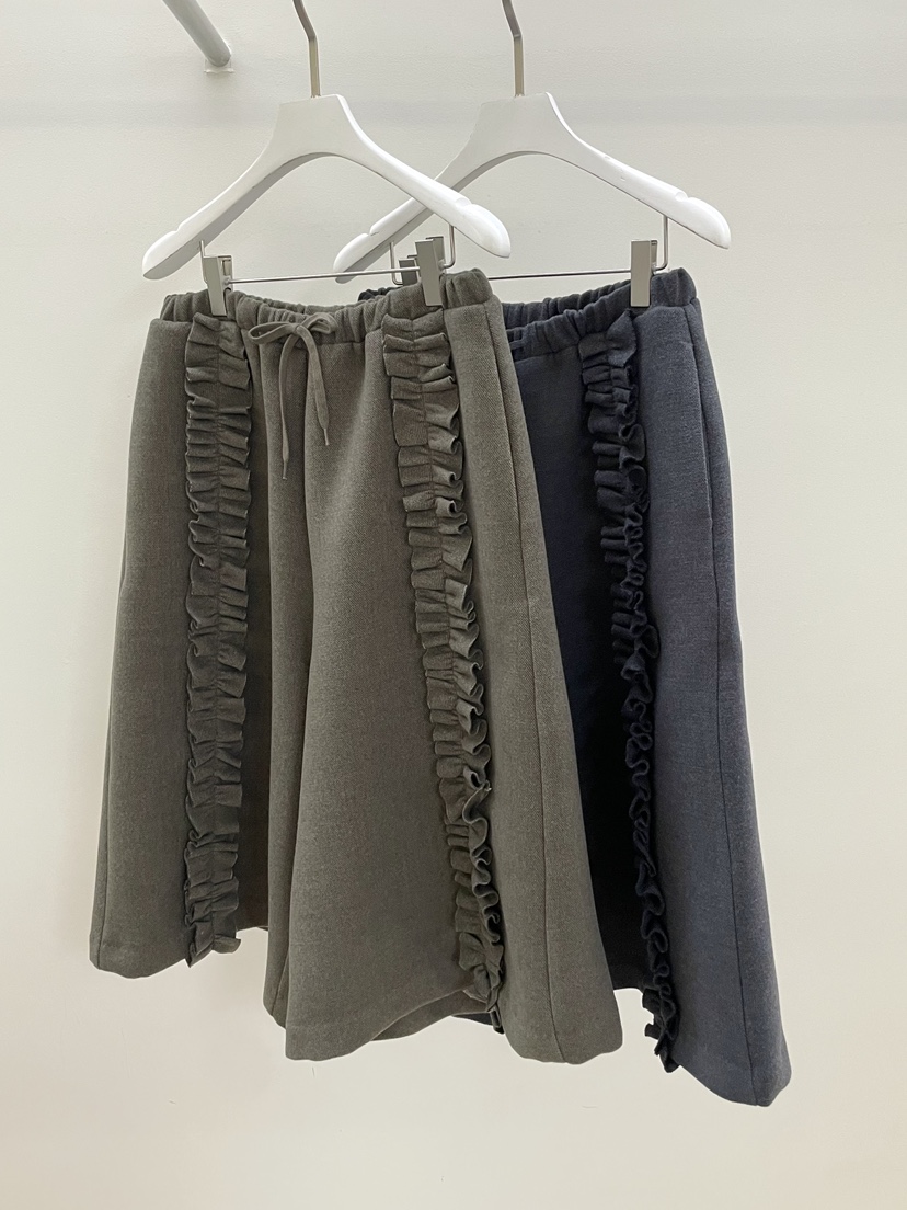 PEBBLE韓國代購㊣女裝新款人氣真品職業休閑推薦25秋冬短褲PEBBLE/LAYER短褲