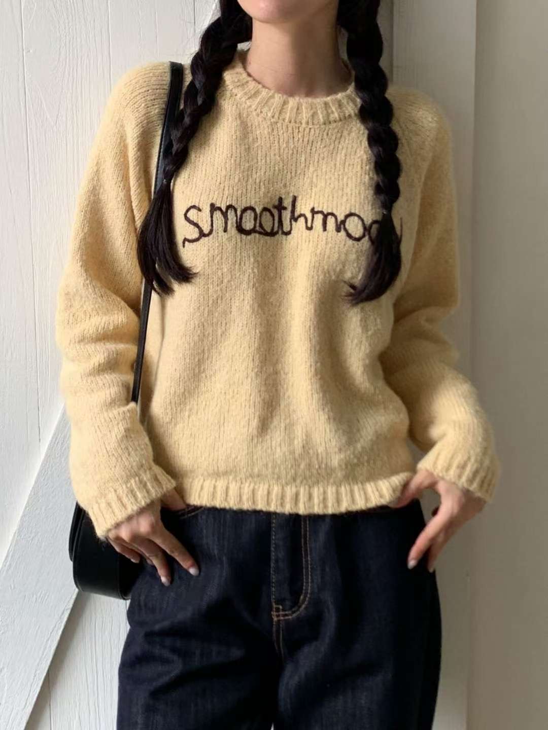 EROOM韓國直郵㊣女裝新款熱賣時尚25秋冬真品職業推薦人氣毛衣EROOM毛衣