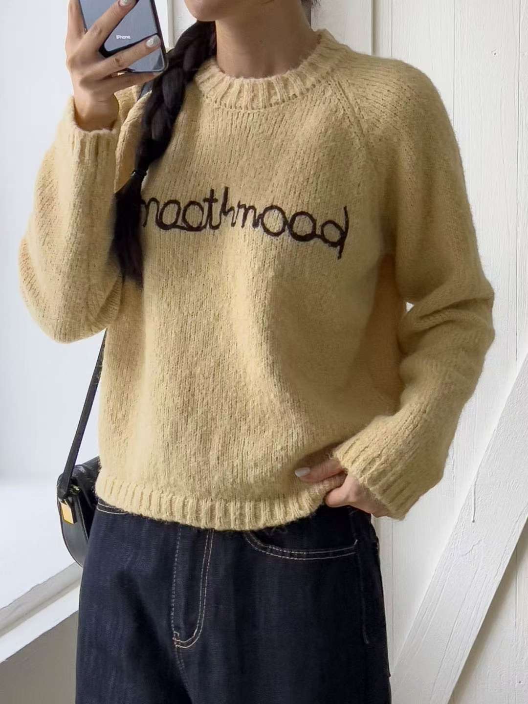 EROOM韓國直郵㊣女裝新款熱賣時尚25秋冬真品職業推薦人氣毛衣EROOM毛衣