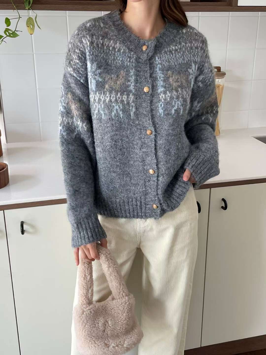 EROOM東大門㊣實拍女士新品真品25秋冬職業熱賣時尚人氣針織衫EROOM針織衫圖色2