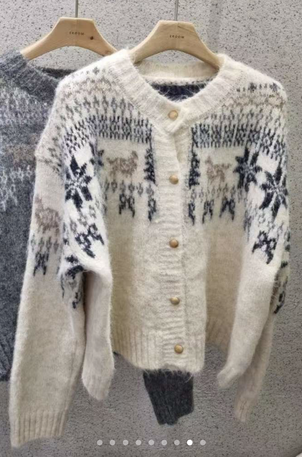 EROOM東大門㊣實拍女士新品真品25秋冬職業熱賣時尚人氣針織衫EROOM針織衫圖色3