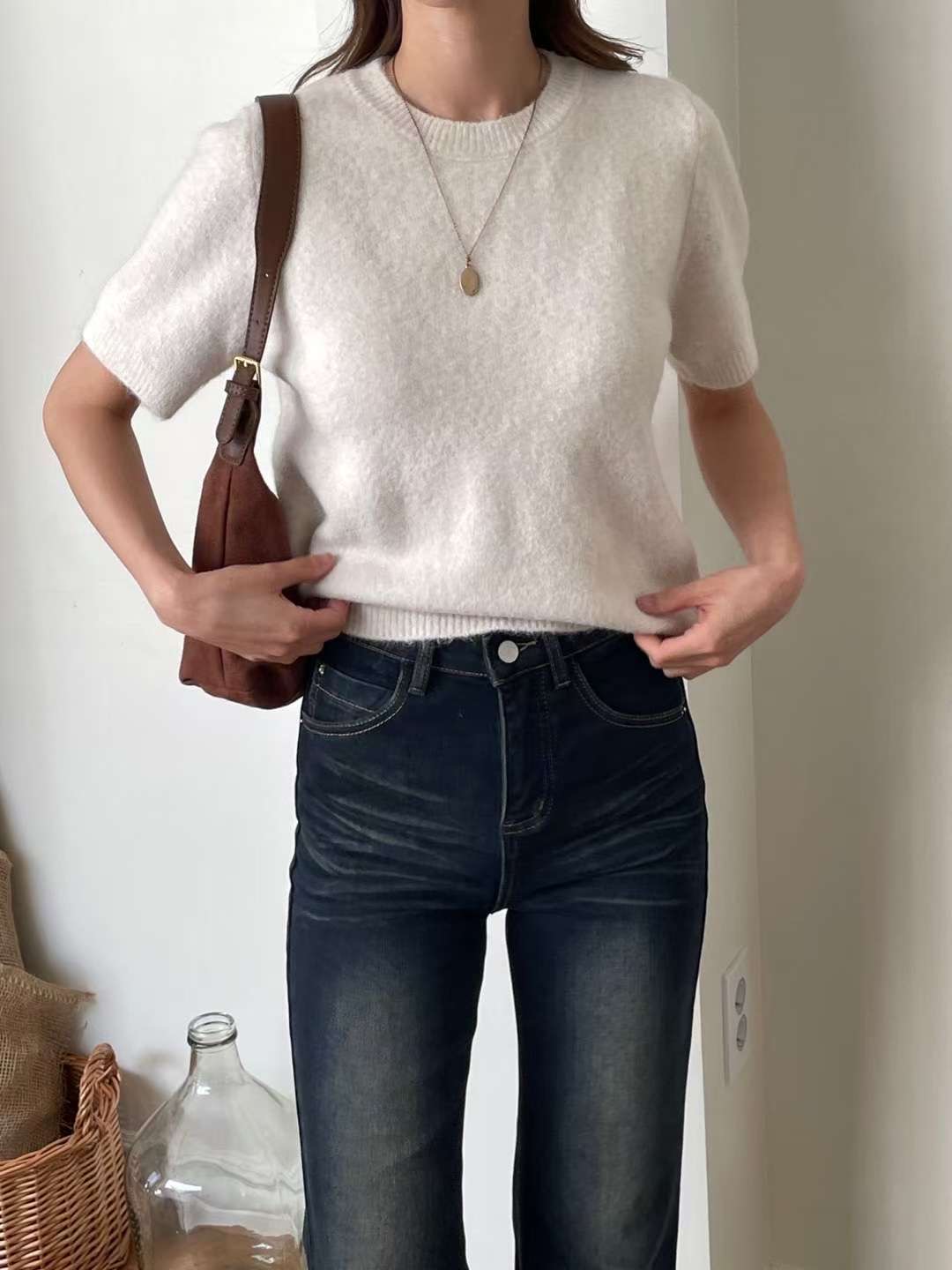 EROOM東大門㊣代購女士新品推薦職業真品休閑人氣25秋冬針織衫EROOM針織衫