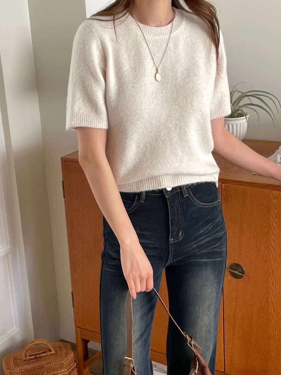 EROOM東大門㊣代購女士新品推薦職業真品休閑人氣25秋冬針織衫EROOM針織衫圖色1