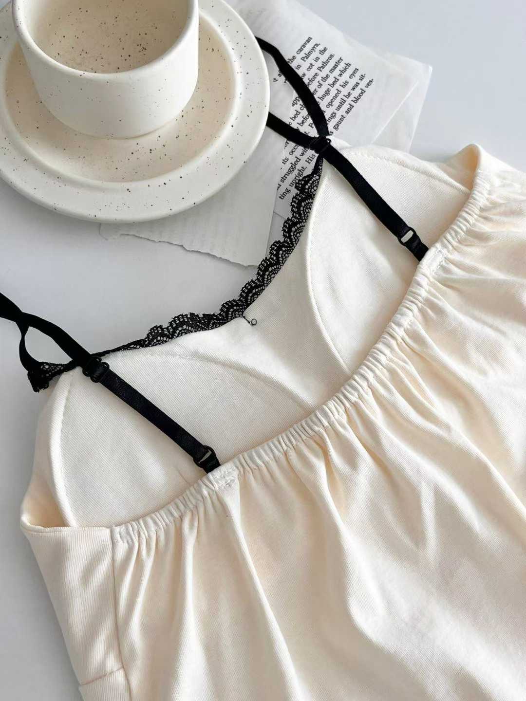 VICTORIA-P韓國代購㊣女裝新款時尚推薦職業人氣睡衣三件套VICTORIA睡衣