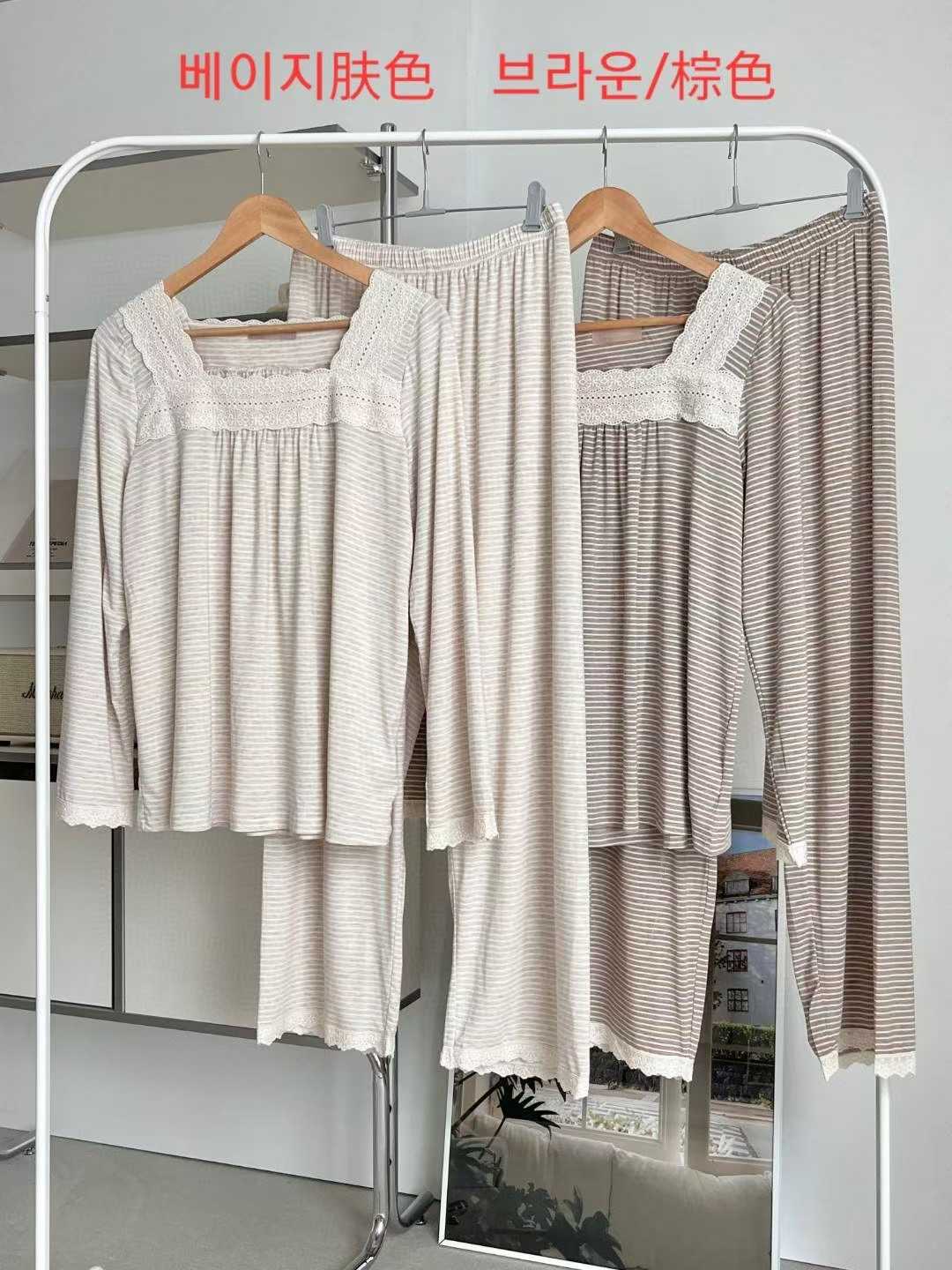 VICTORIA-P韓國代購㊣女士新品時尚推薦熱賣休閑25秋冬睡衣VICTORIA睡衣