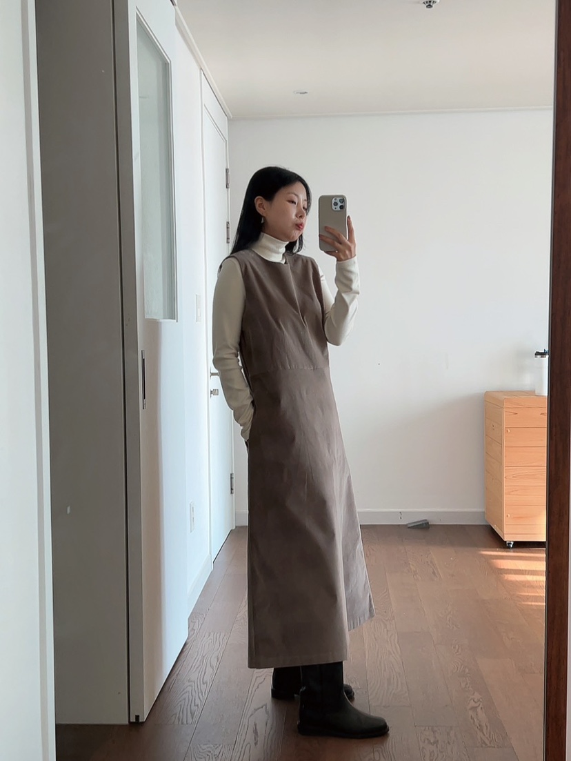 MILUI韓國代購㊣女裝新款推薦休閑熱賣職業真品時尚25秋冬連衣裙MILUI連衣裙