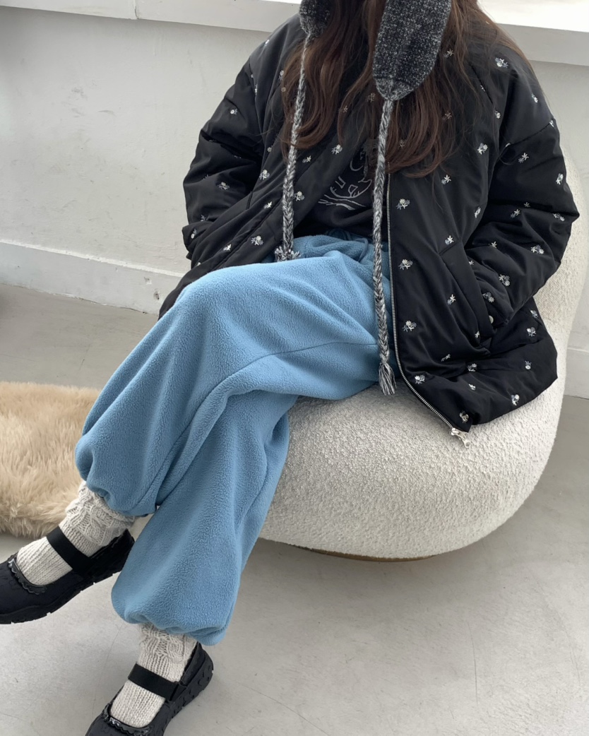 PEBBLE韓國代購㊣女士新品時尚真品熱賣推薦休閑褲羊毛雙層PEBBLE/LAYER休閑褲