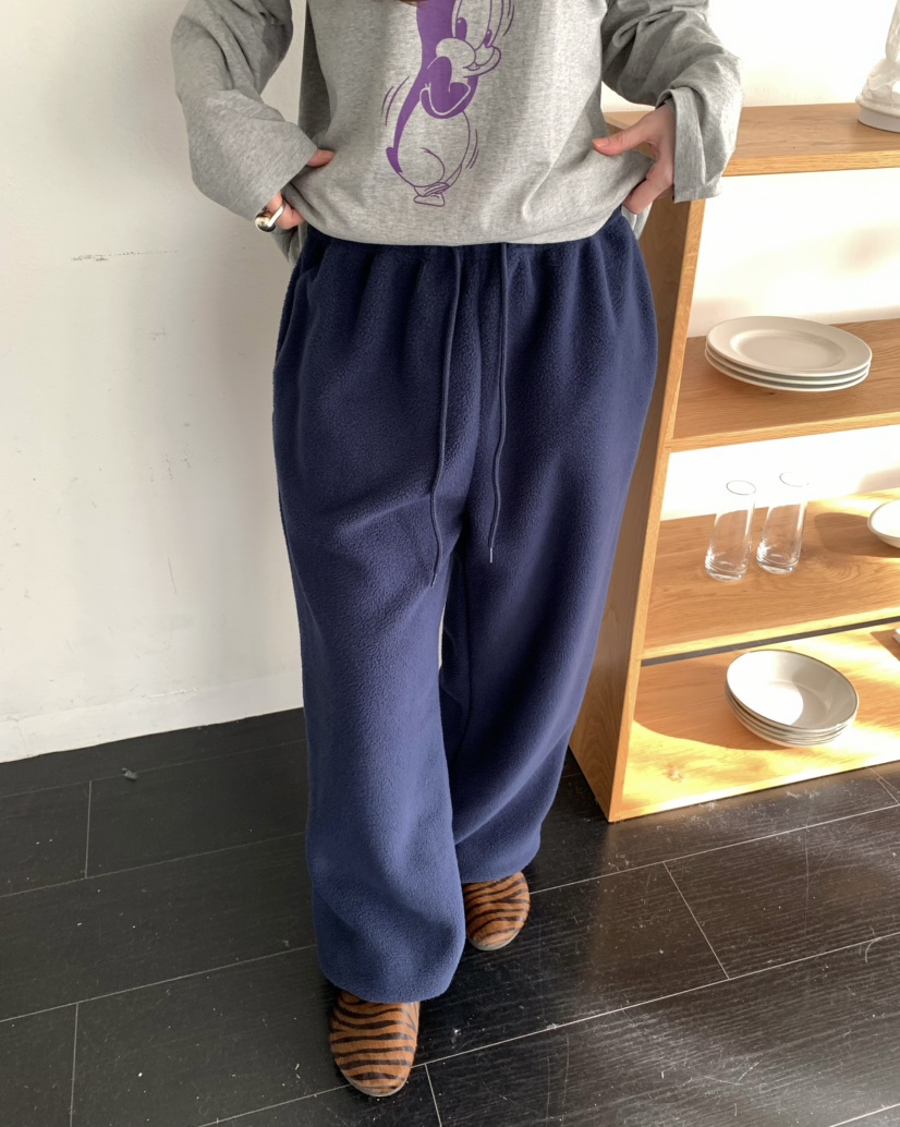 PEBBLE韓國代購㊣女士新品時尚真品熱賣推薦休閑褲羊毛雙層PEBBLE/LAYER休閑褲