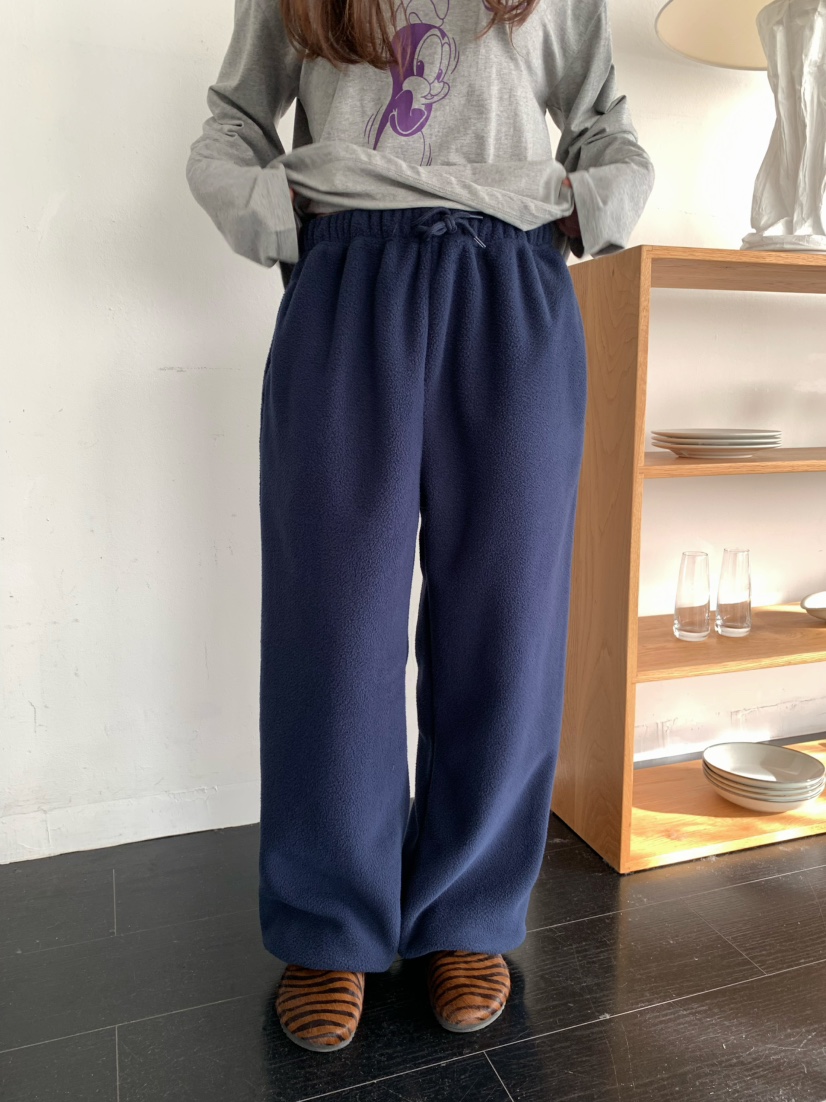 PEBBLE韓國代購㊣女士新品時尚真品熱賣推薦休閑褲羊毛雙層PEBBLE/LAYER休閑褲