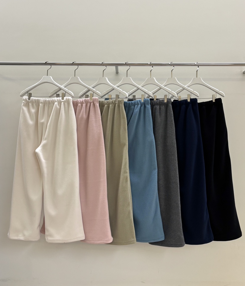 PEBBLE韓國代購㊣女士新品時尚真品熱賣推薦休閑褲羊毛雙層PEBBLE/LAYER休閑褲