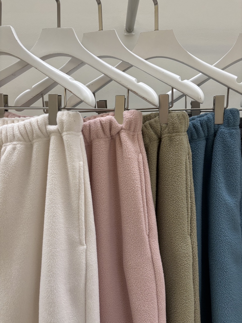 PEBBLE韓國代購㊣女士新品時尚真品熱賣推薦休閑褲羊毛雙層PEBBLE/LAYER休閑褲