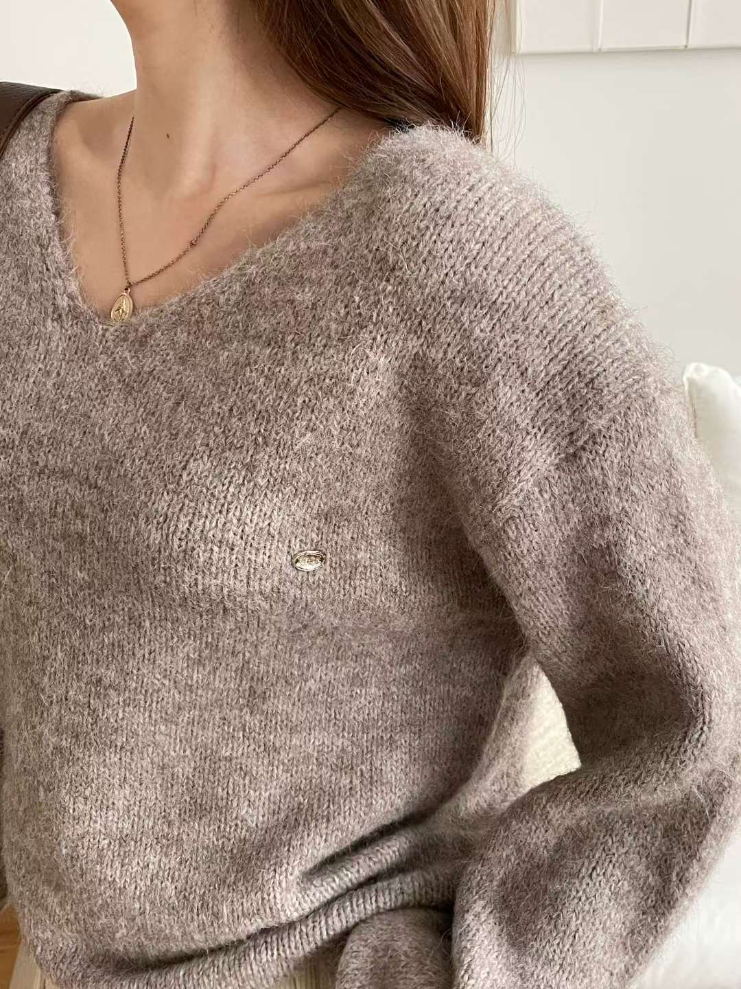 EROOM東大門㊣直郵女士新品休閑熱賣時尚真品人氣25秋冬針織衫EROOM針織衫