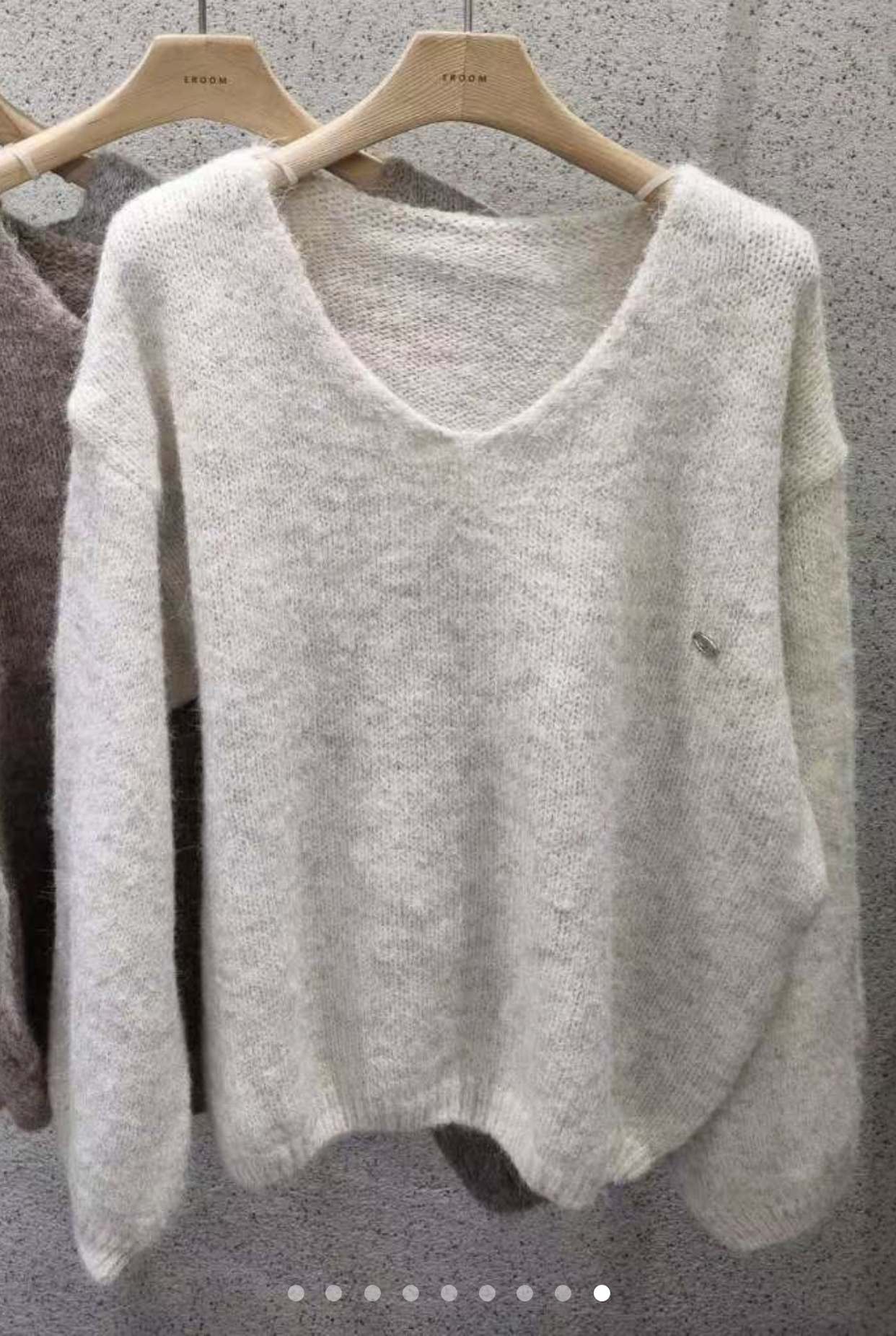 EROOM東大門㊣直郵女士新品休閑熱賣時尚真品人氣25秋冬針織衫EROOM針織衫圖色3