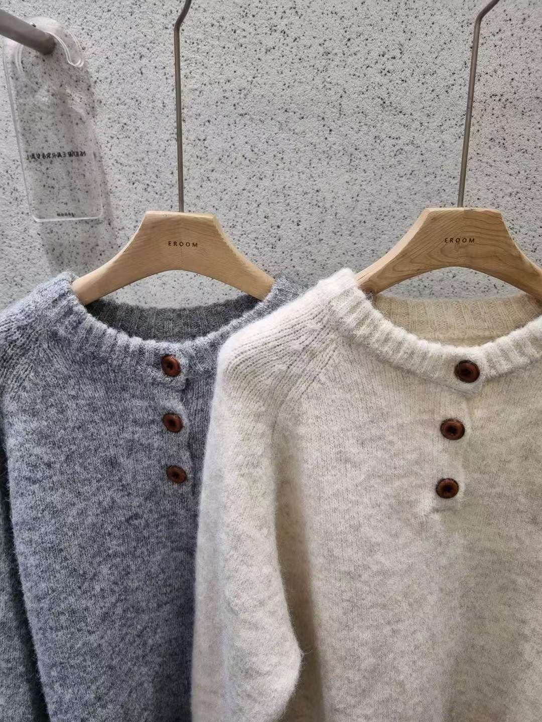 EROOM東大門㊣實拍女裝新款25秋冬時尚熱賣職業休閑推薦毛衣EROOM毛衣