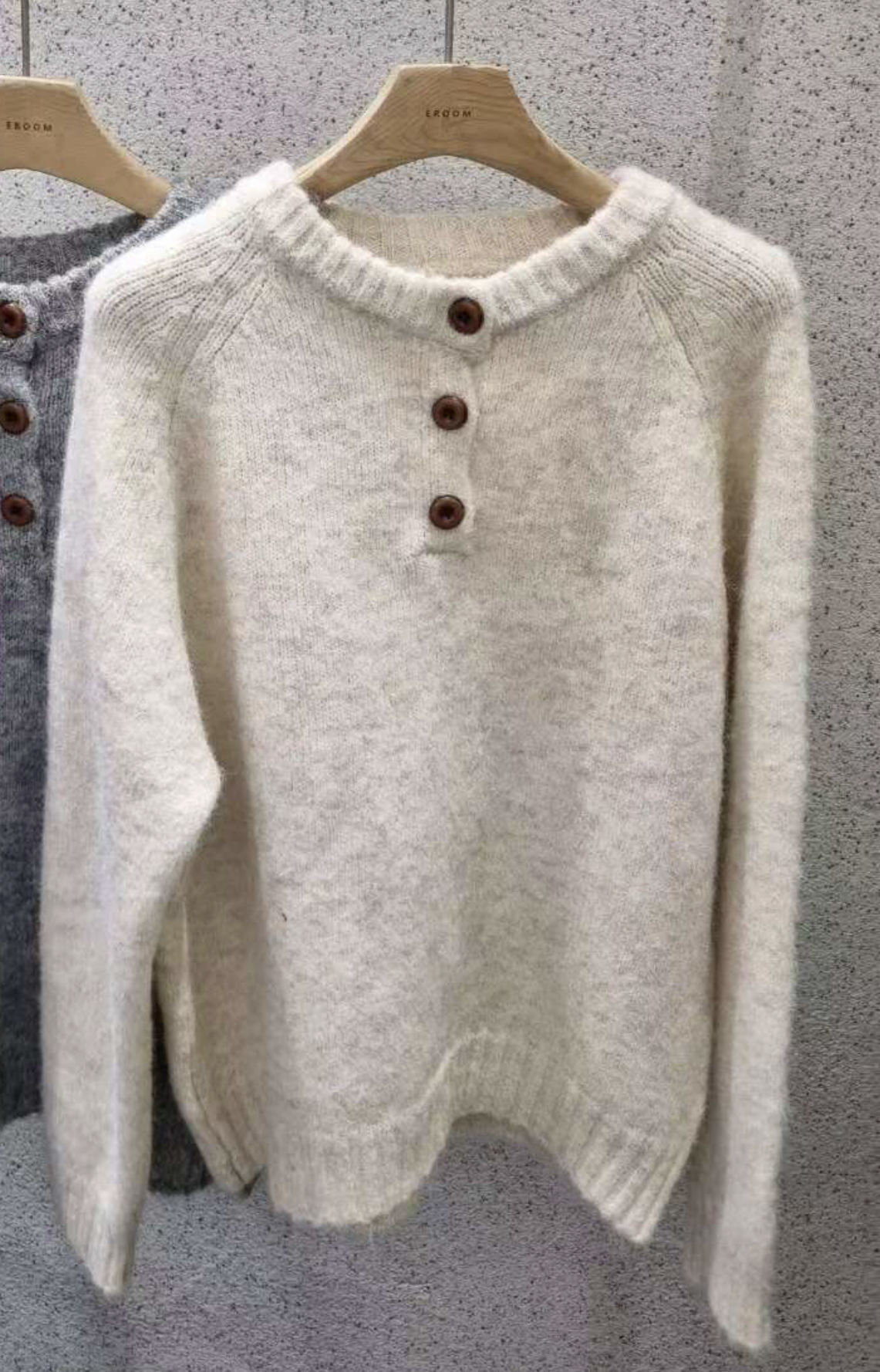 EROOM東大門㊣實拍女裝新款25秋冬時尚熱賣職業休閑推薦毛衣EROOM毛衣圖色2