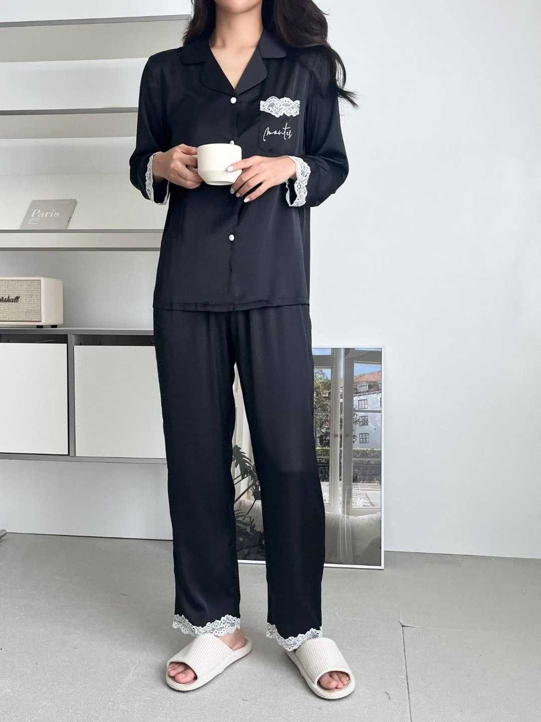 VICTORIA-P韓國代購㊣女士新品職業休閑人氣25秋冬真品睡衣VICTORIA睡衣