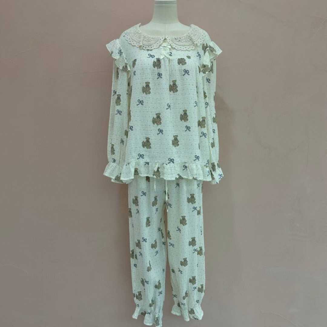 VICTORIA-P東大門㊣實拍女裝新品職業休閑人氣25秋冬熱賣睡衣VICTORIA睡衣圖色1