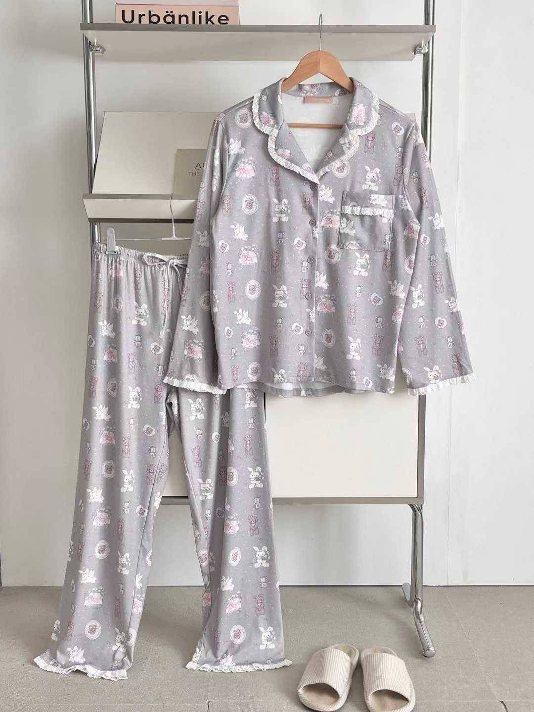 VICTORIA-P韓國直郵㊣女裝新品推薦職業休閑時尚人氣真品睡衣VICTORIA睡衣圖色1