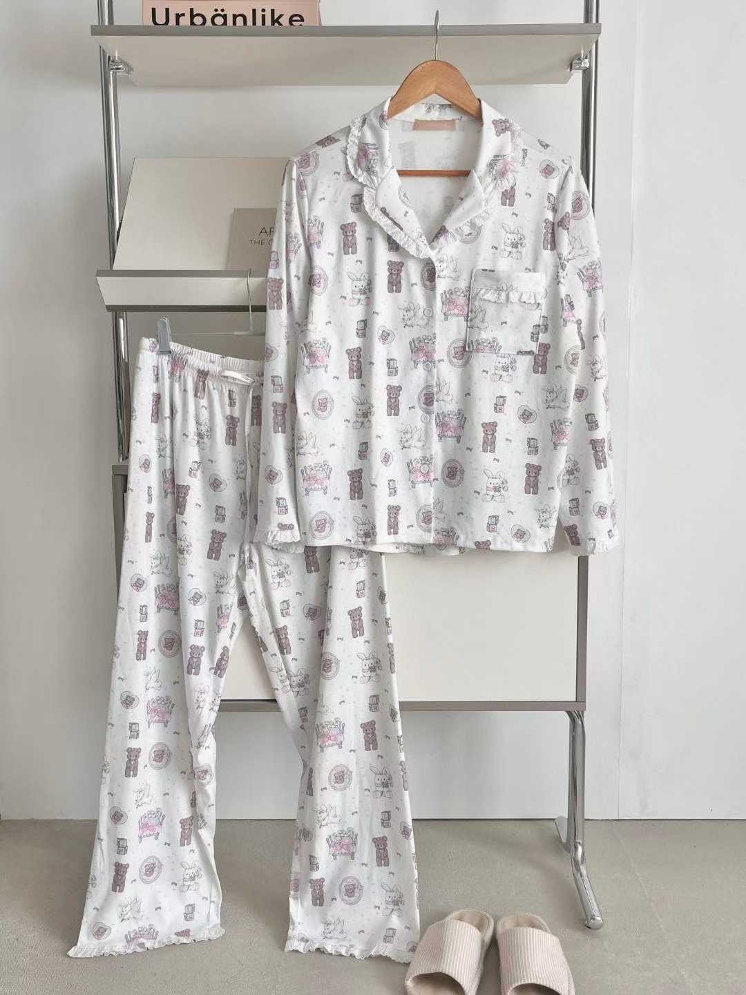 VICTORIA-P韓國直郵㊣女裝新品推薦職業休閑時尚人氣真品睡衣VICTORIA睡衣圖色2