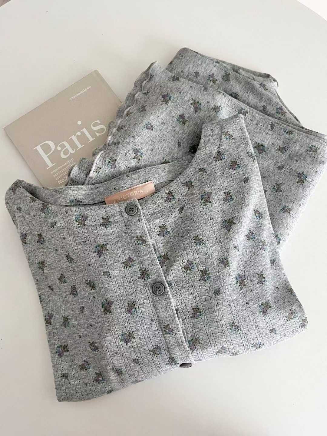 VICTORIA-P韓國代購㊣女士新款職業真品推薦熱賣時尚25秋冬睡衣VICTORIA睡衣