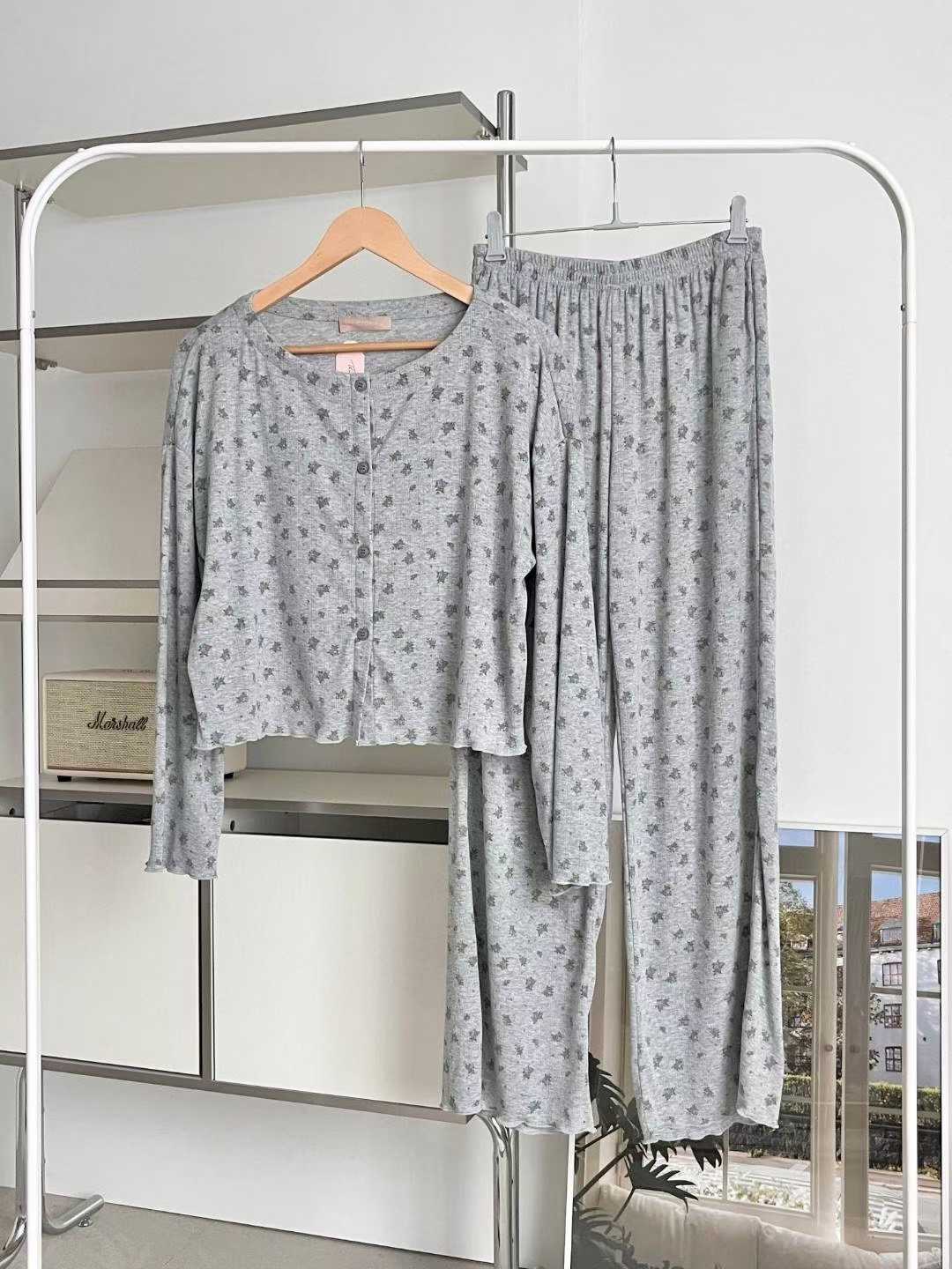 VICTORIA-P韓國代購㊣女士新款職業真品推薦熱賣時尚25秋冬睡衣VICTORIA睡衣圖色1