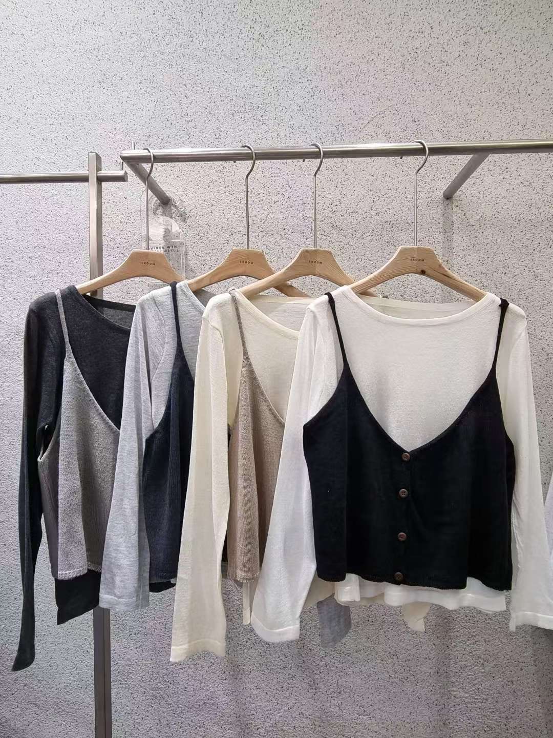 EROOM韓國代購㊣女裝新品休閑真品推薦職業25秋冬時尚熱賣套裝EROOM套裝