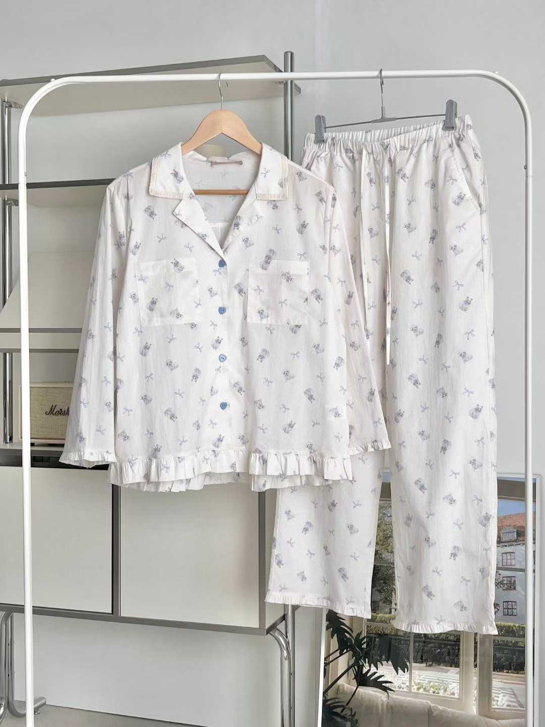 VICTORIA-P韓國直郵㊣女裝新品熱賣真品25秋冬休閑人氣睡衣VICTORIA睡衣圖色1