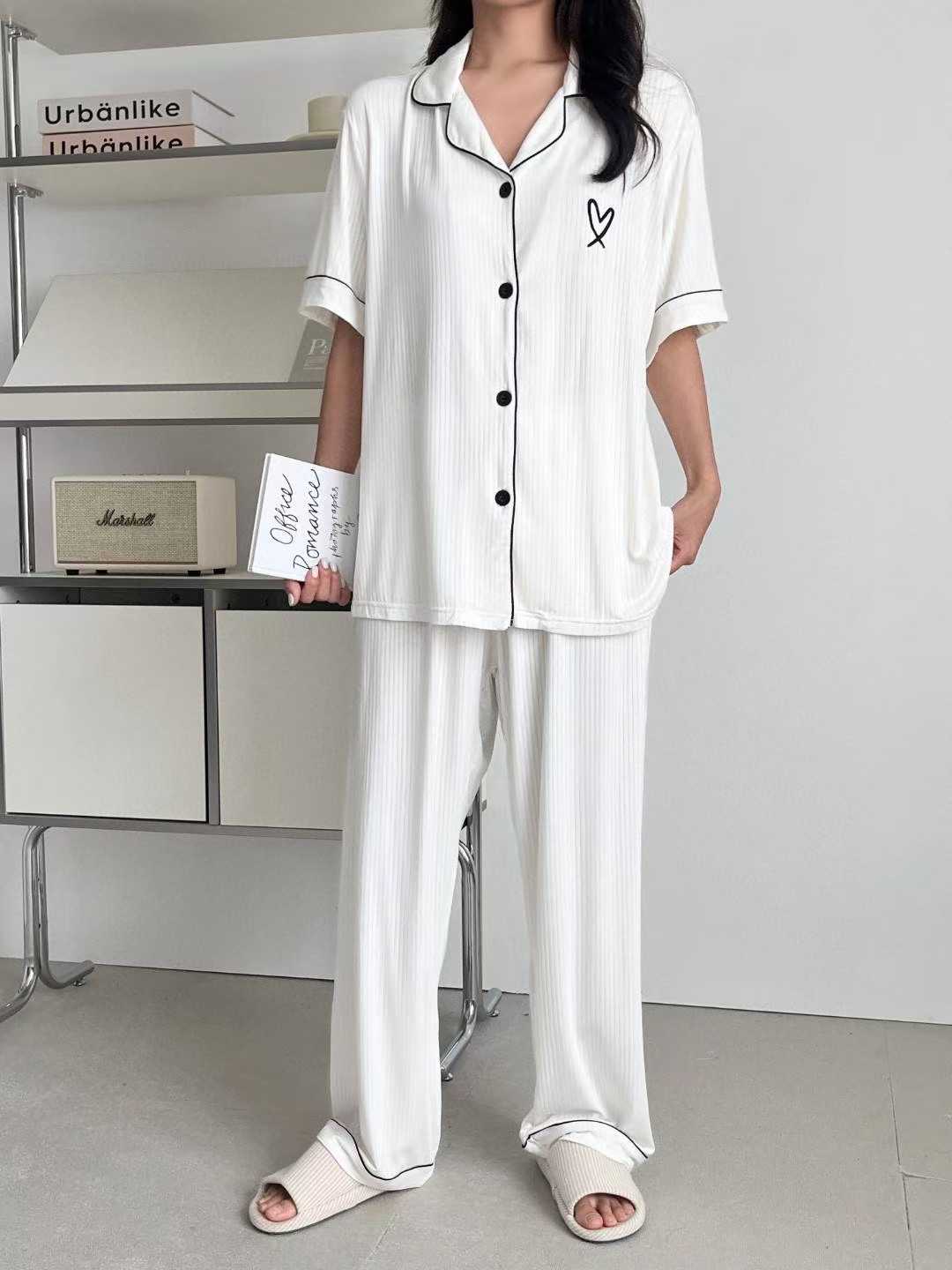 VICTORIA-P韓國直郵㊣女裝新品25秋冬休閑人氣熱賣真品睡衣VICTORIA睡衣圖色1