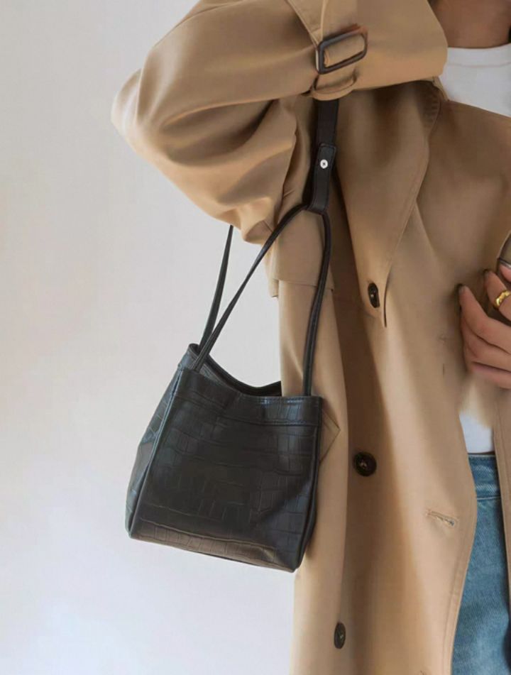 TROUVAILLE韓國代購㊣女士新款休閑時尚推薦手拿包腋下包牛皮TROUVAILLE手拿包/腋下包