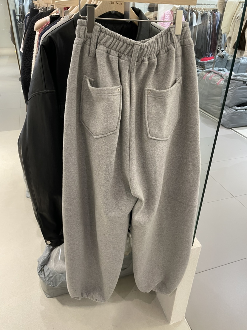 NOB東大門㊣實拍女士新品真品時尚休閑25秋冬職業休閑褲抓絨NOB休閑褲