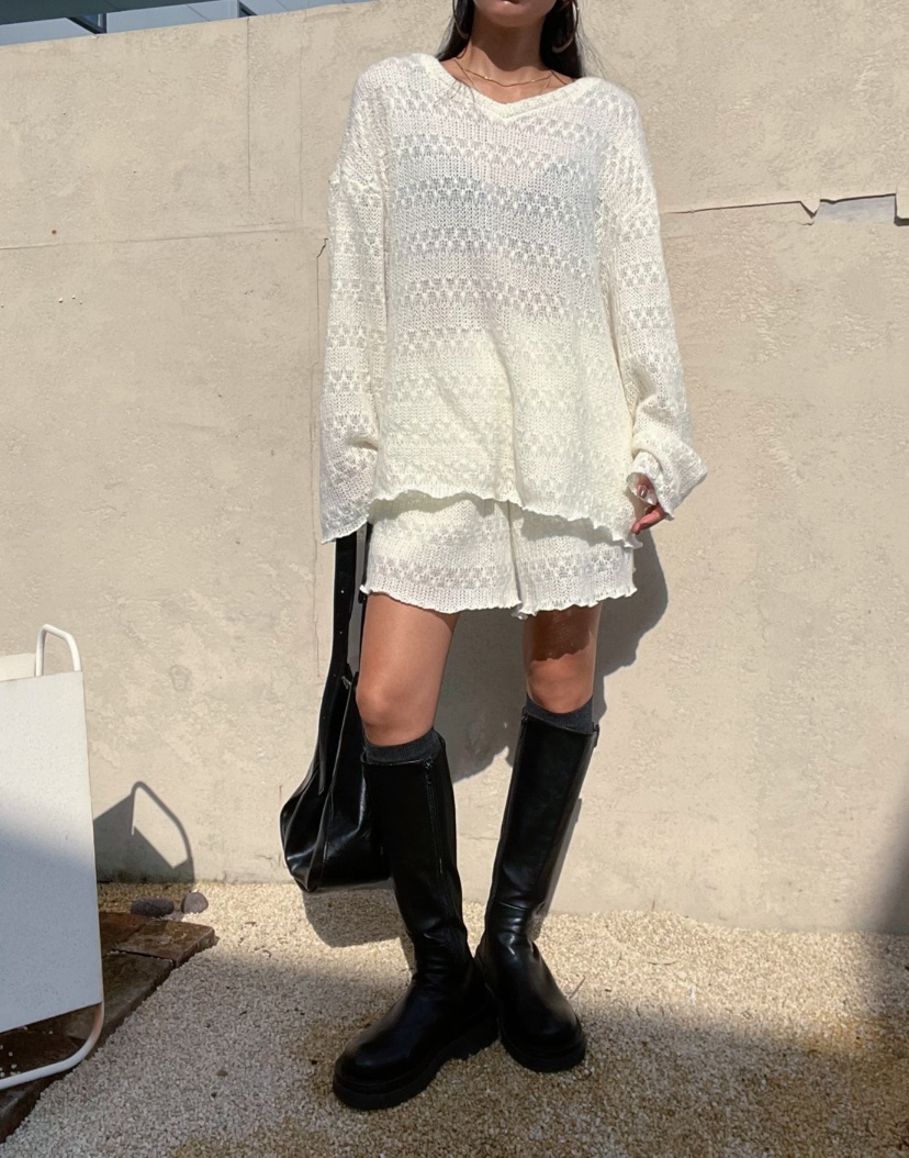 REIZ東大門㊣代購女裝新品職業休閑25秋冬熱賣人氣套裝安哥拉REIZ套裝