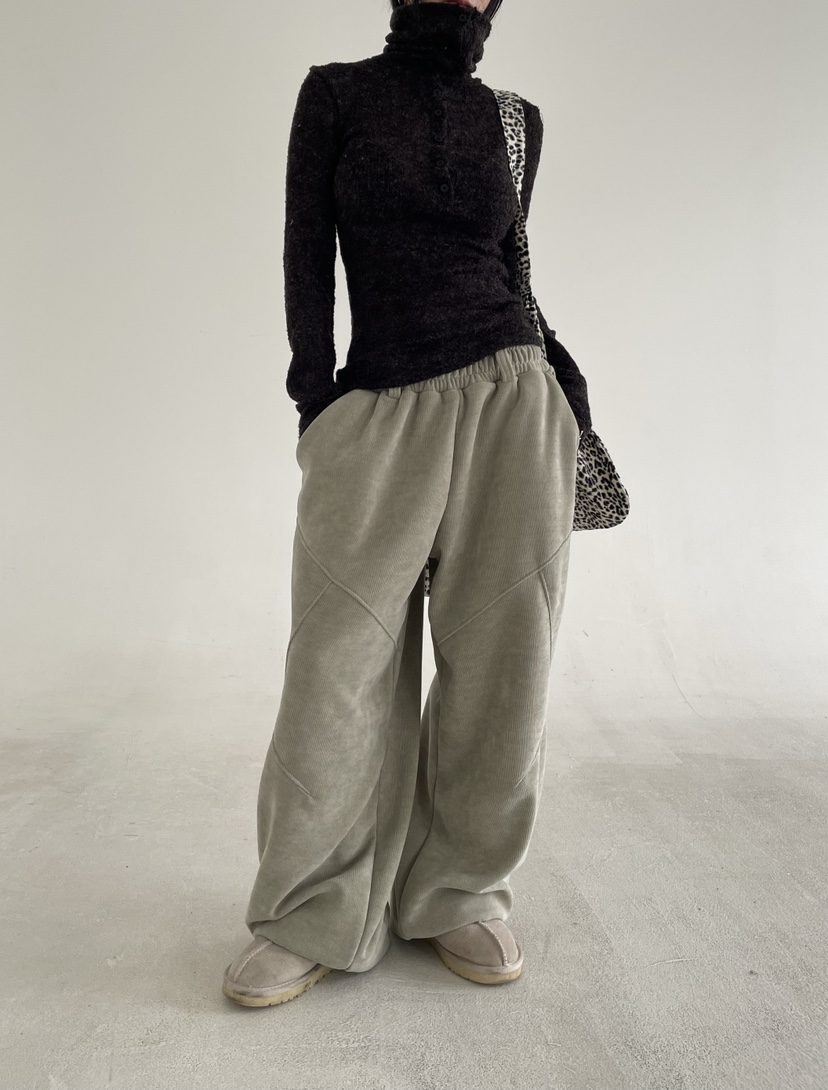 REIZ韓國直郵㊣女裝新款職業推薦休閑人氣25秋冬時尚休閑褲REIZ休閑褲