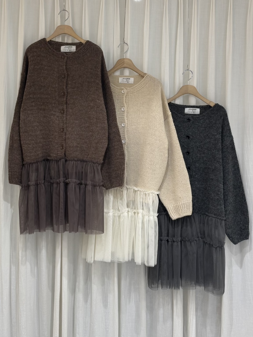 COKKIRI東大門㊣實拍女士新品人氣25秋冬職業時尚針織衫開衫COKKIRI針織衫