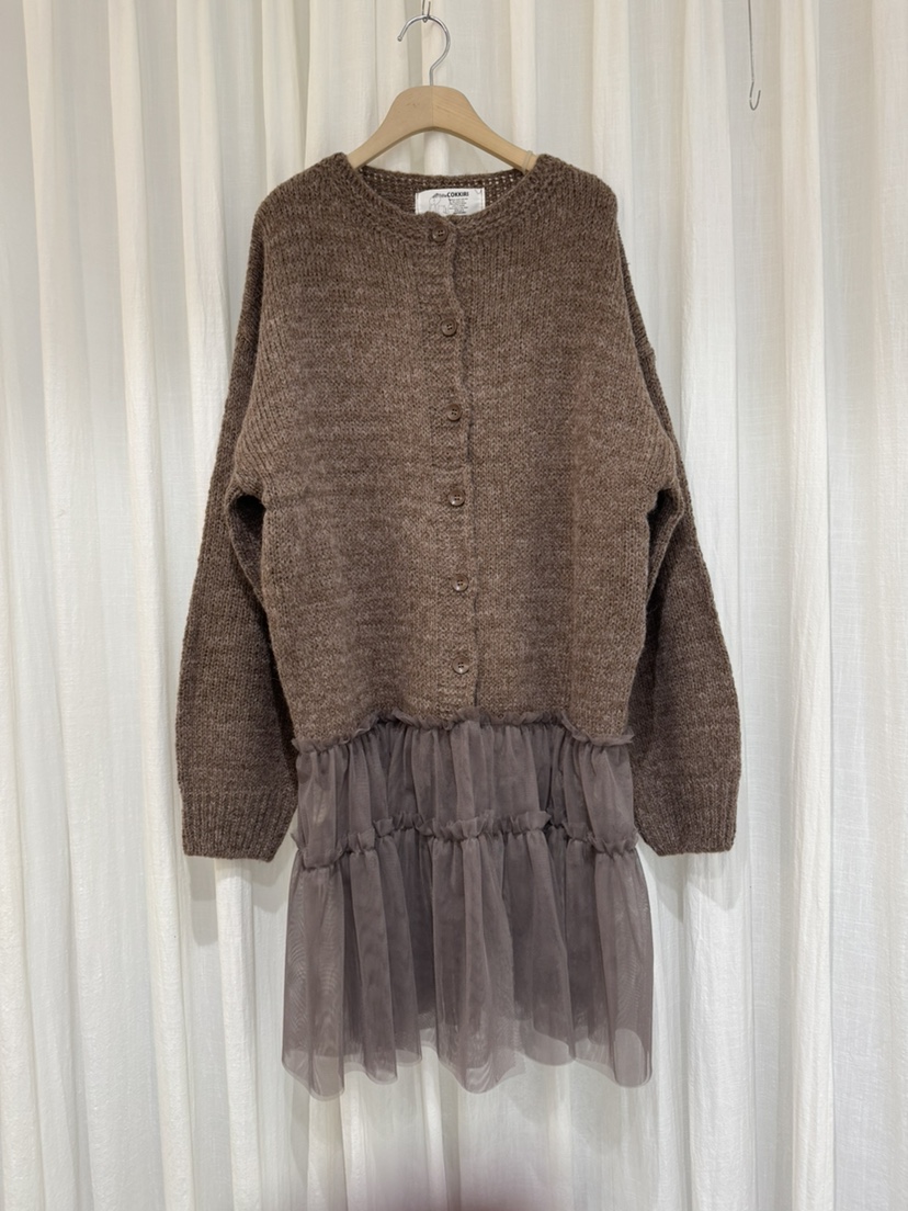 COKKIRI東大門㊣實拍女士新品人氣25秋冬職業時尚針織衫開衫COKKIRI針織衫圖色2