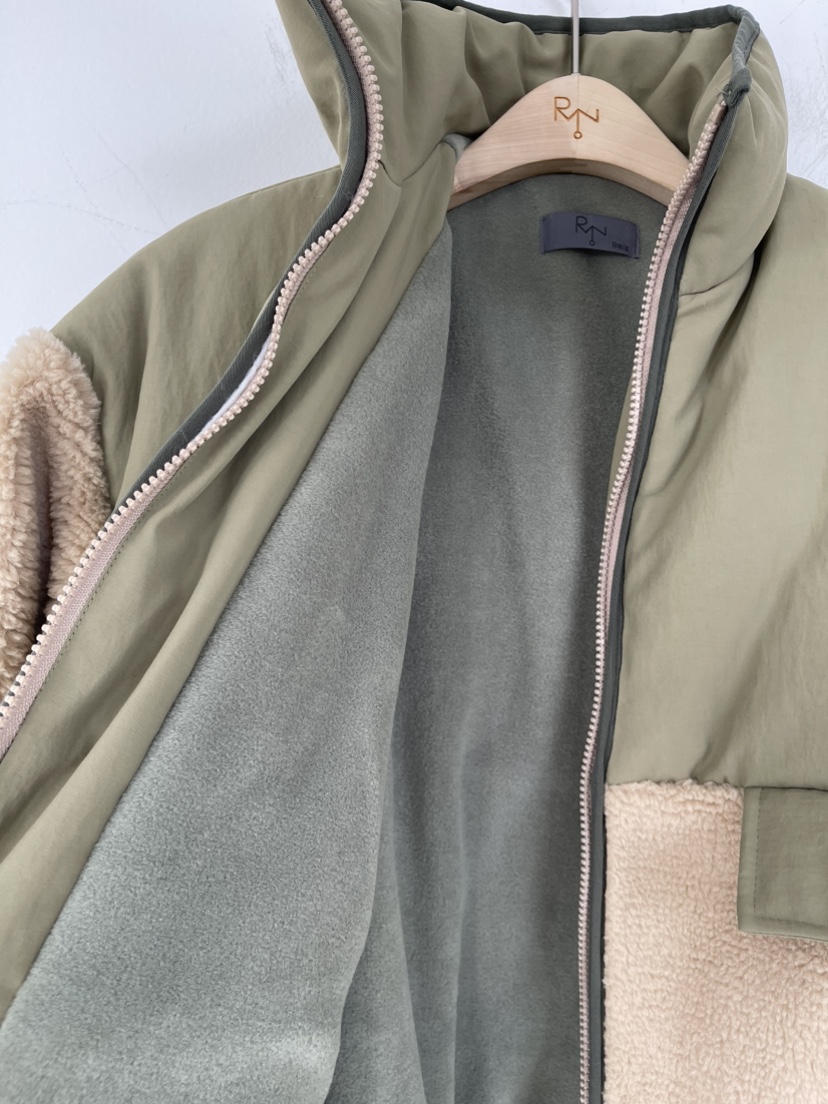 REIZ東大門㊣直郵女士新品人氣休閑真品職業熱賣時尚短款棉服REIZ短款棉服