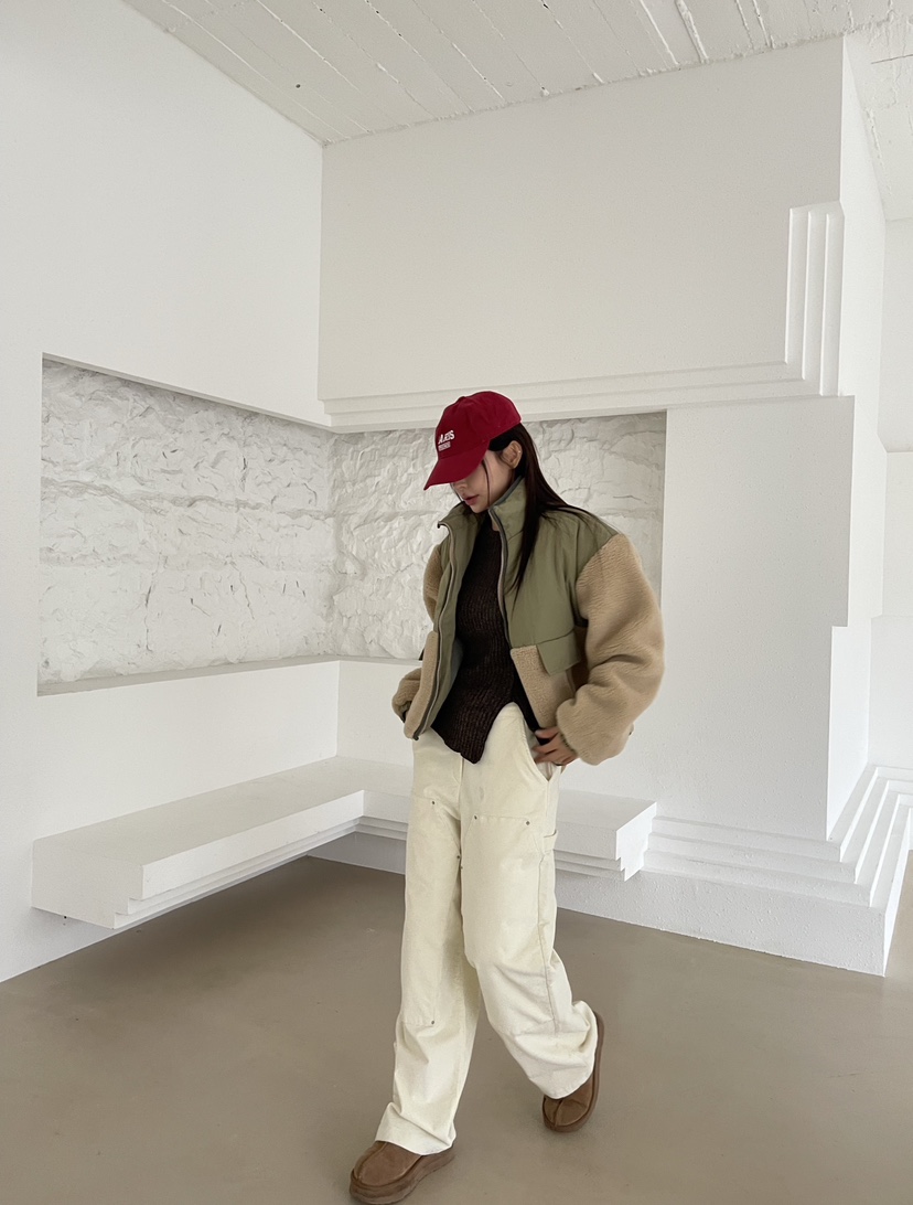 REIZ東大門㊣直郵女士新品人氣休閑真品職業熱賣時尚短款棉服REIZ短款棉服