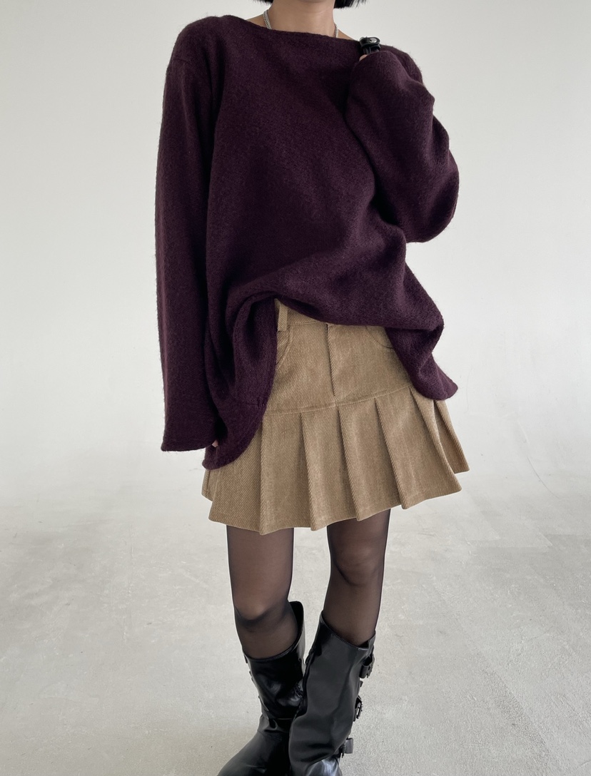 REIZ韓國代購㊣女士新款時尚人氣休閑25秋冬推薦熱賣針織衫REIZ針織衫