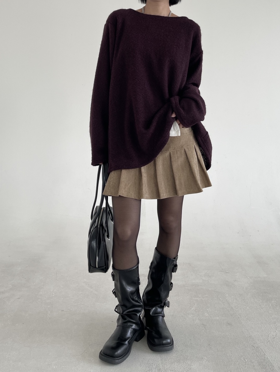 REIZ韓國代購㊣女士新款時尚人氣休閑25秋冬推薦熱賣針織衫REIZ針織衫