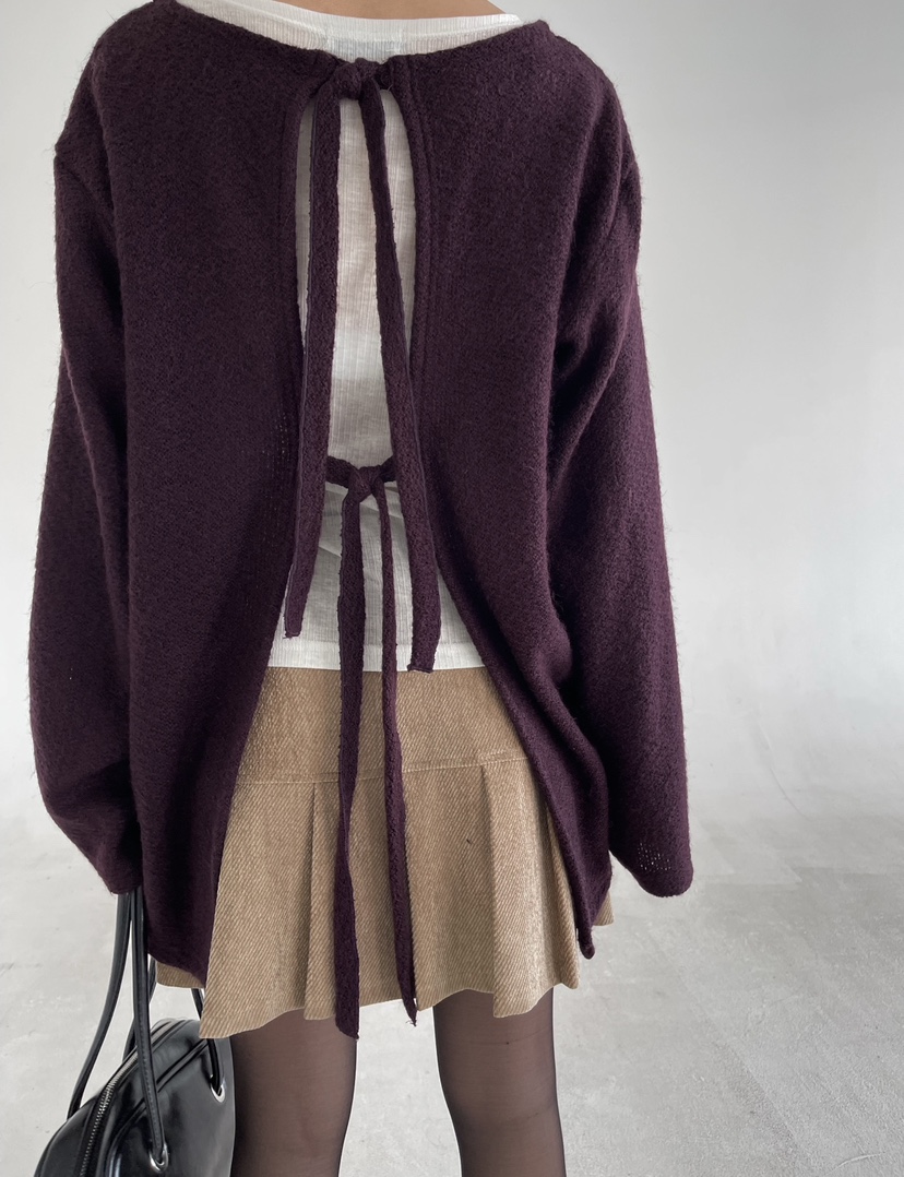 REIZ韓國代購㊣女士新款時尚人氣休閑25秋冬推薦熱賣針織衫REIZ針織衫