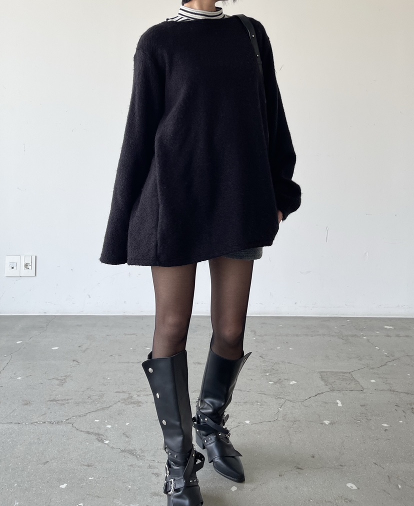 REIZ韓國代購㊣女士新款時尚人氣休閑25秋冬推薦熱賣針織衫REIZ針織衫