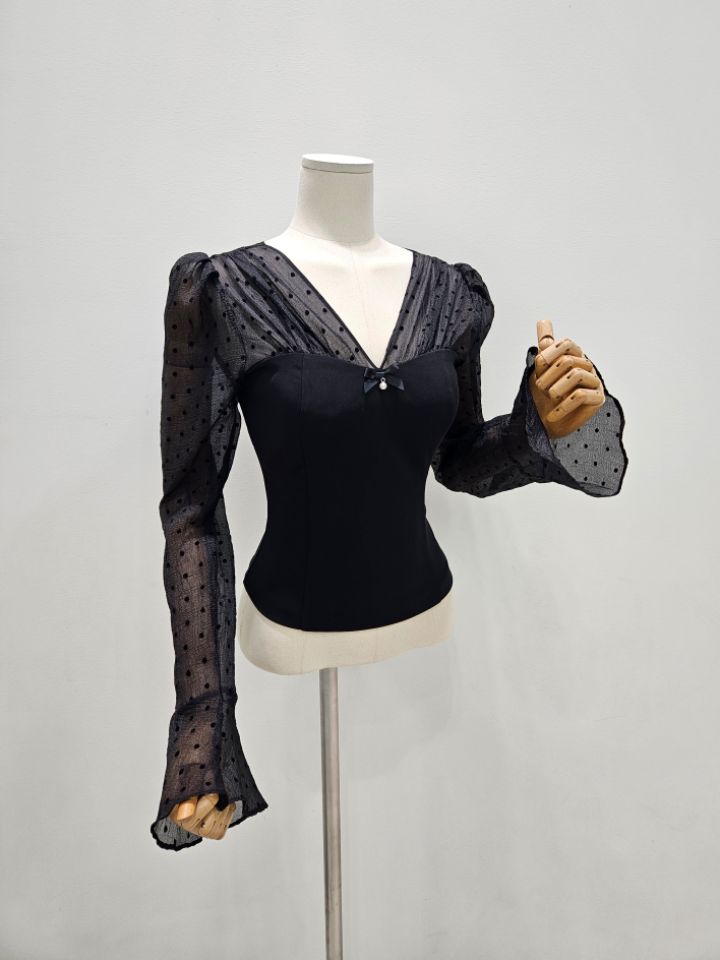 HIGH HEELS韓國直郵㊣女士新款人氣推薦休閑時尚襯衫蕾絲衫HIGH HEELS襯衫/蕾絲衫