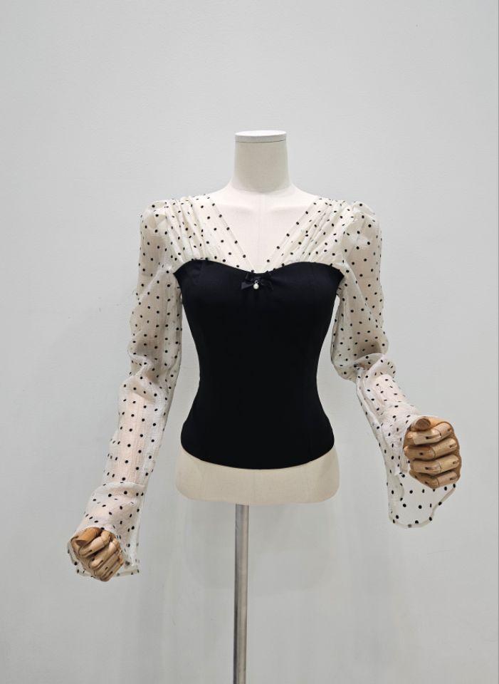 HIGH HEELS韓國直郵㊣女士新款人氣推薦休閑時尚襯衫蕾絲衫HIGH HEELS襯衫/蕾絲衫圖色2