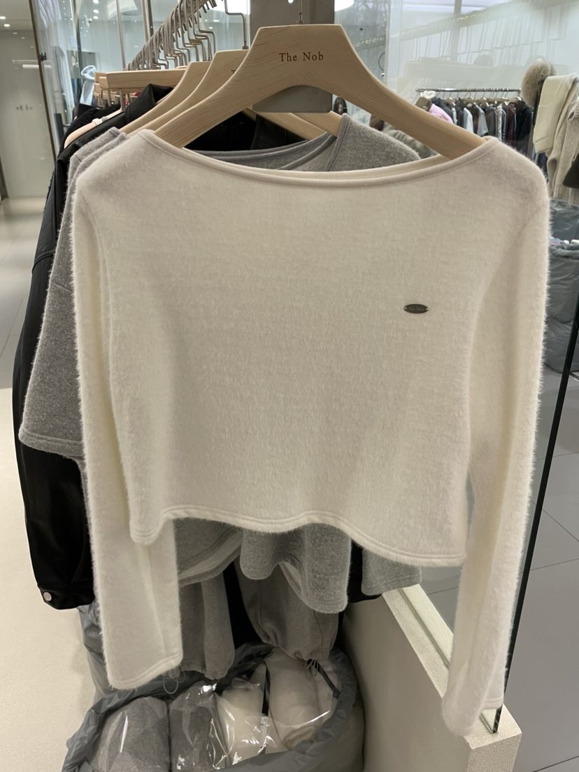 NOB東大門㊣直郵女士新款25秋冬時尚真品熱賣休閑人氣長袖T恤NOB長袖T恤圖色1