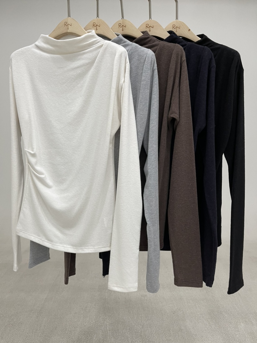 REIZ東大門㊣代購女士新款熱賣25秋冬人氣推薦長袖T恤安哥拉REIZ長袖T恤