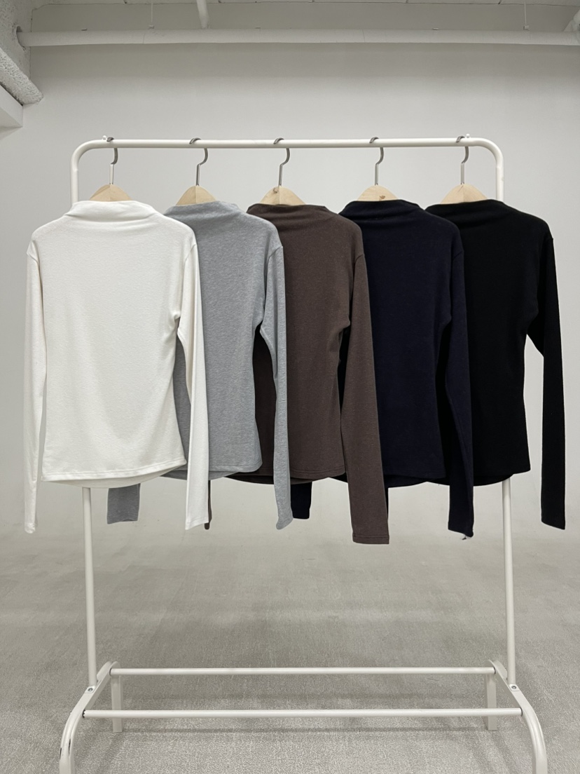 REIZ東大門㊣代購女士新款熱賣25秋冬人氣推薦長袖T恤安哥拉REIZ長袖T恤