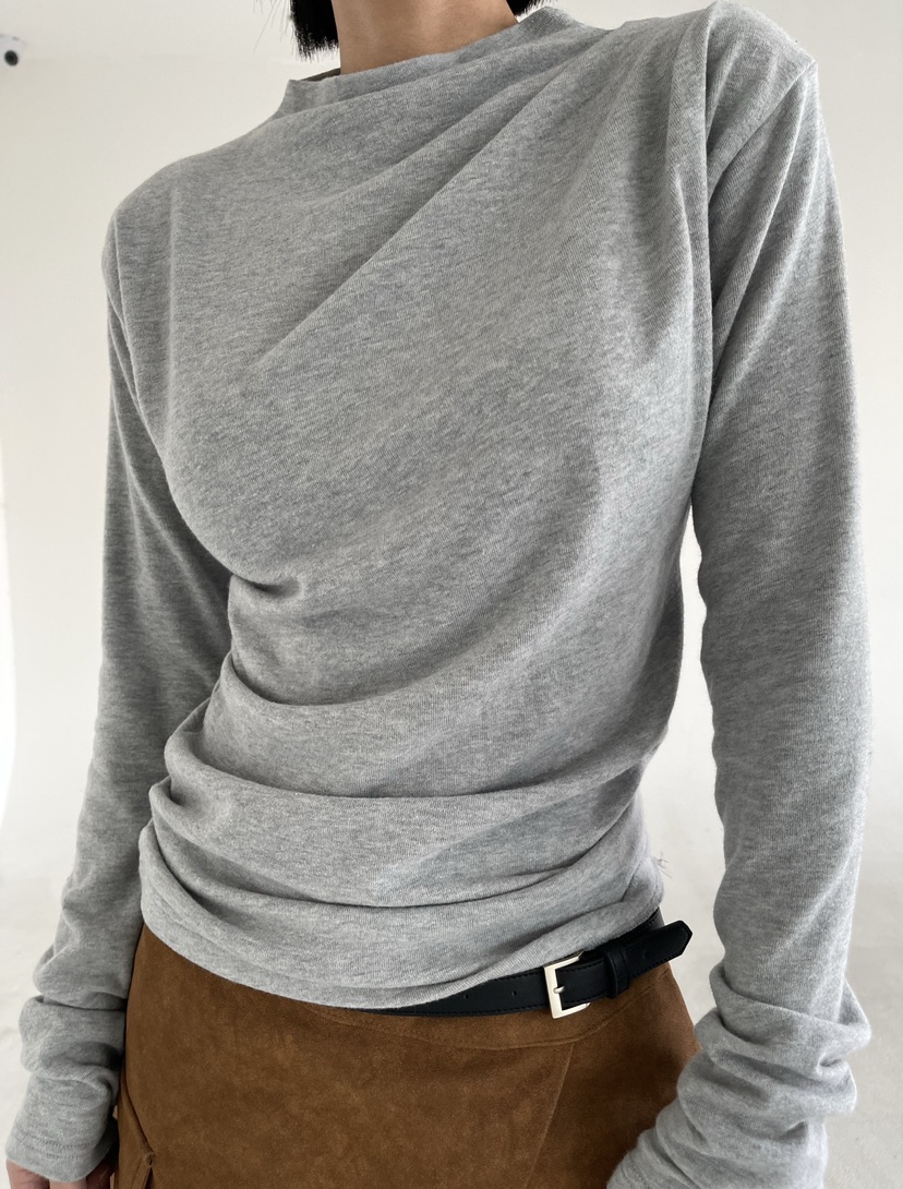 REIZ東大門㊣代購女士新款熱賣25秋冬人氣推薦長袖T恤安哥拉REIZ長袖T恤