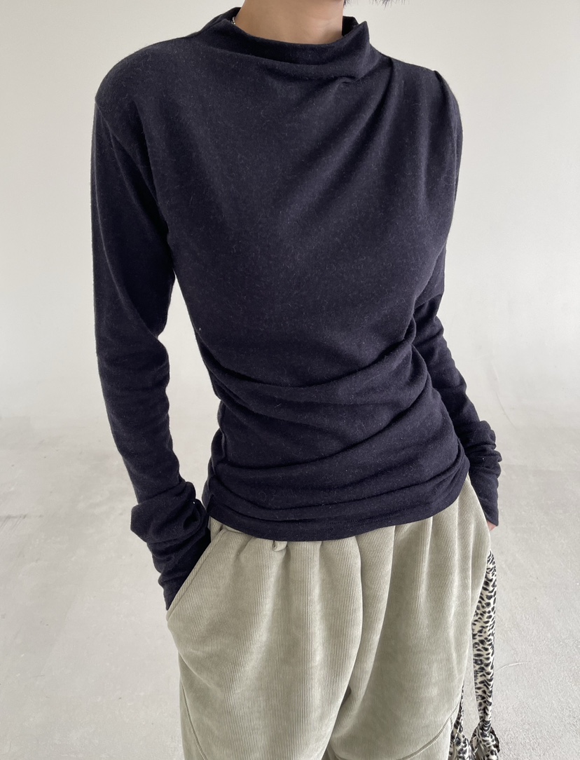 REIZ東大門㊣代購女士新款熱賣25秋冬人氣推薦長袖T恤安哥拉REIZ長袖T恤