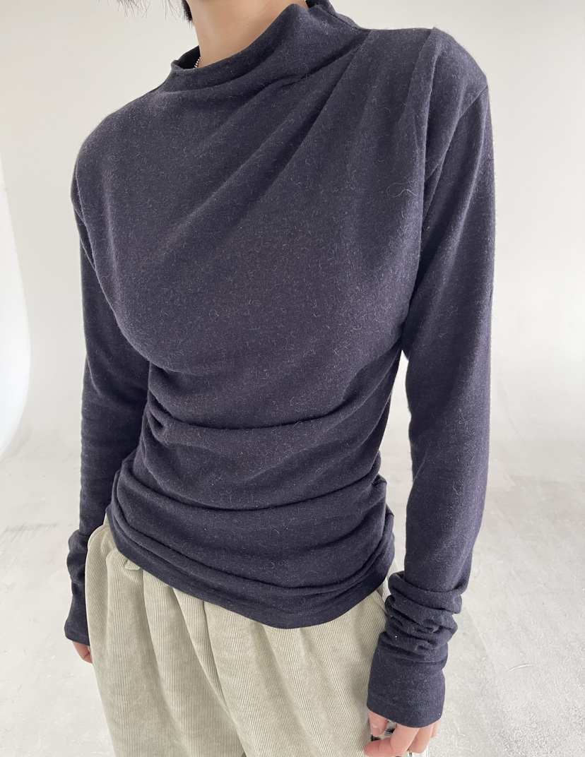 REIZ東大門㊣代購女士新款熱賣25秋冬人氣推薦長袖T恤安哥拉REIZ長袖T恤