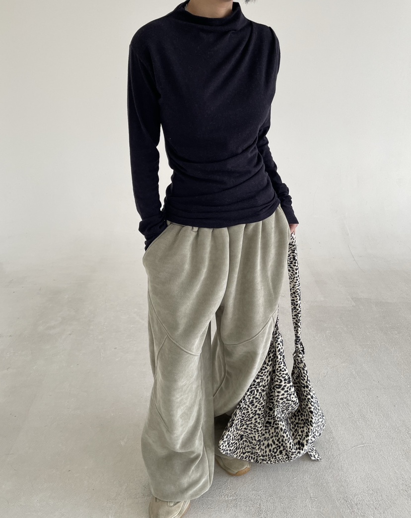 REIZ東大門㊣代購女士新款熱賣25秋冬人氣推薦長袖T恤安哥拉REIZ長袖T恤